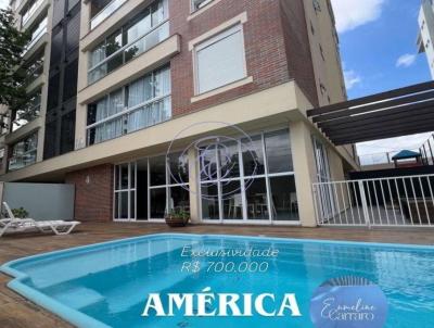 Apartamento para Venda, em Joinville, bairro Am�rica, 3 dormit�rios, 2 banheiros, 1 su�te, 2 vagas